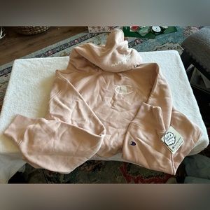 Champion crop hoodies with tags